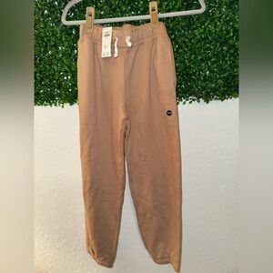 Kids Tan Jogger Pants